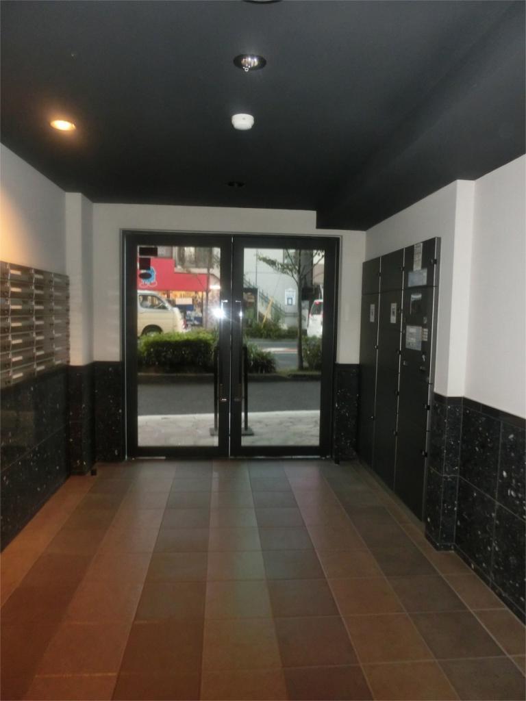 Entrance. Security cameras installed in the entrance