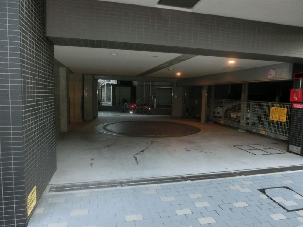 Parking lot. Mechanical parking