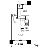 Floor: LD ・ K + S + N + WIC, the occupied area: 55.73 sq m