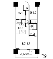 Floor: 1LD ・ K + S + 2WIC, occupied area: 62.15 sq m