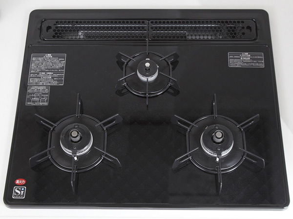 Kitchen.  [Glass top 3-burner stove] The surface of the stove is in your easy-care glass top specification, Also features anhydrous single-sided grill to save the time and effort. Also, And also comes with fire extinguishing function, and the like scorching, We also considered to safety.