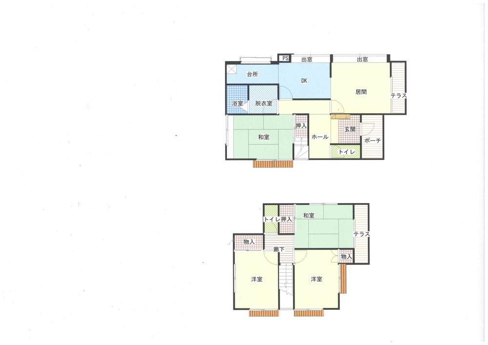 Floor plan. 29,800,000 yen, 4LDK, Land area 186.11 sq m , Building area 95.22 sq m