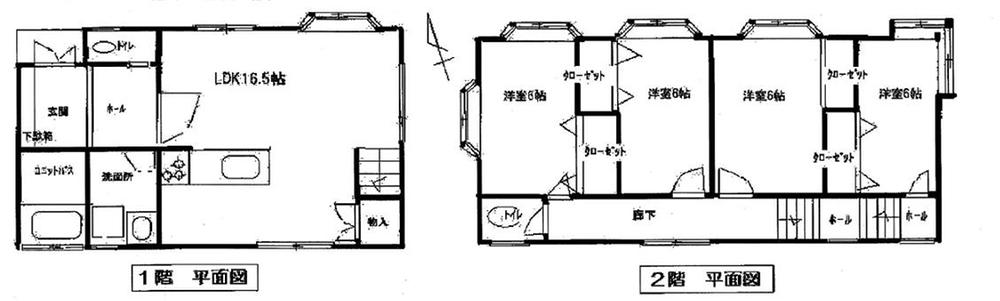 Floor plan. 24,800,000 yen, 4LDK, Land area 163.07 sq m , Building area 101.86 sq m