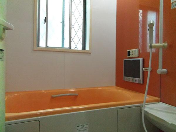Bathroom. Bathroom with monitor