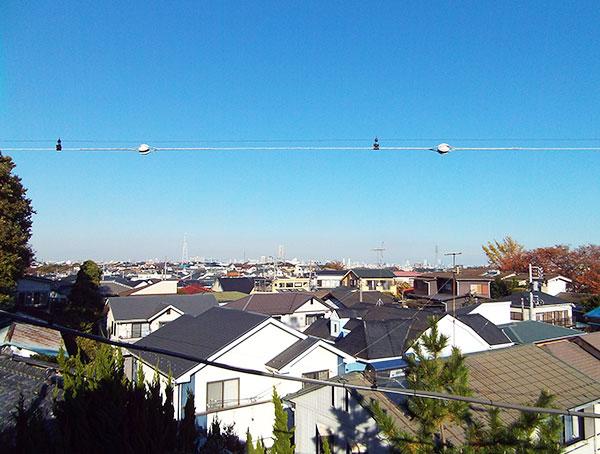 View photos from the dwelling unit. "Minato Mirai" direction of view from the second floor balcony