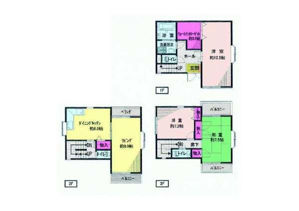 Floor plan. 31,800,000 yen, 3LDK, Land area 171.56 sq m , Building area 103.86 sq m