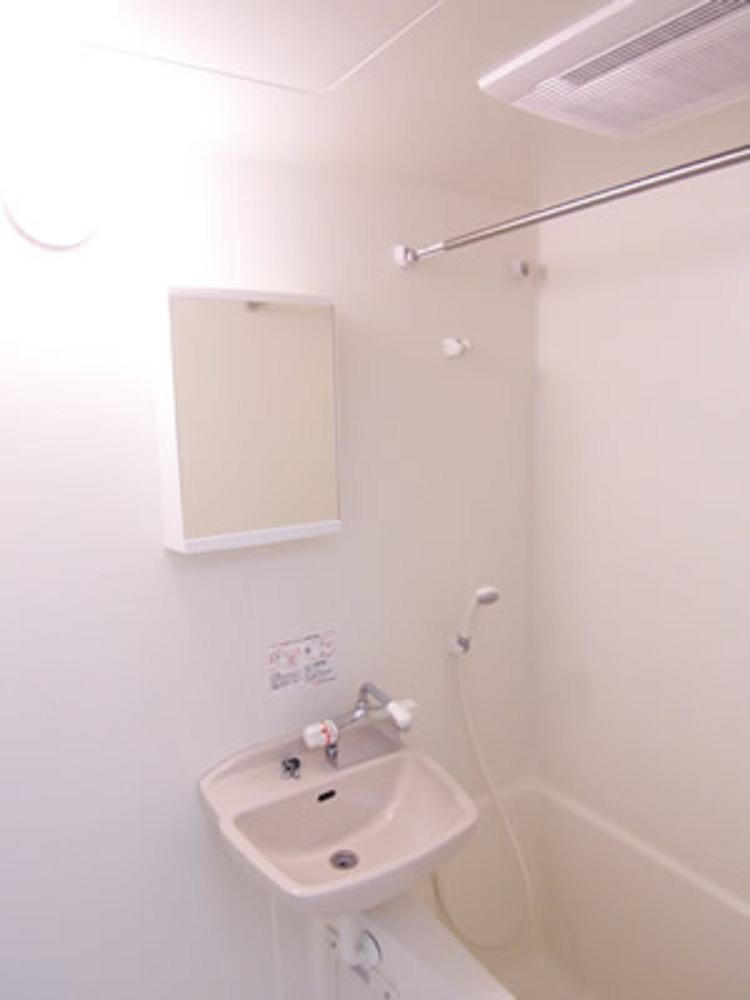 Bath. With bathroom dryer