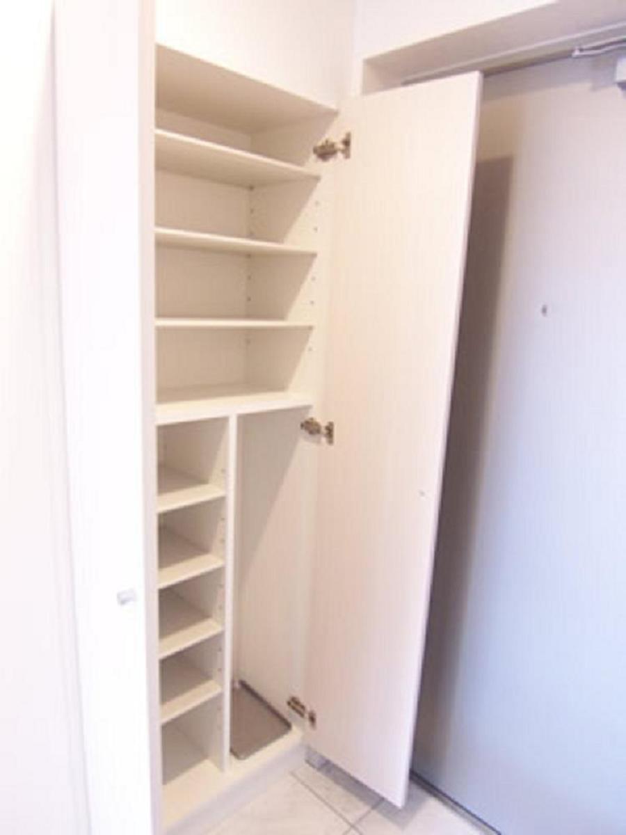 Entrance. Shoe box