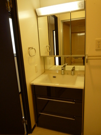 Washroom. Easy Vanity morning of preparation