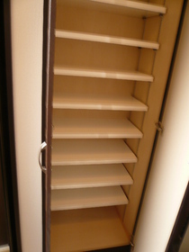 Entrance. Shoes that can also be plenty of storage entrance shoebox