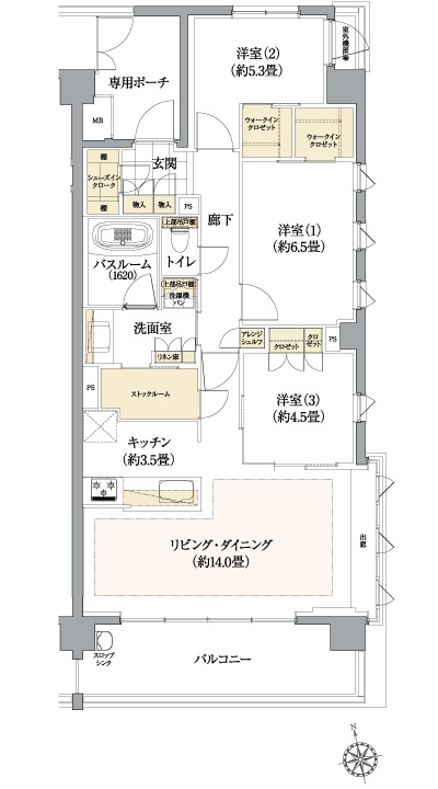Floor: 3LDK + 2WIC + SIC + ST, the area occupied: 82.51 sq m, Price: TBD