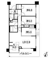 Floor: 3LDK + WIC + SIC, the occupied area: 75.71 sq m, Price: 54,500,000 yen, now on sale