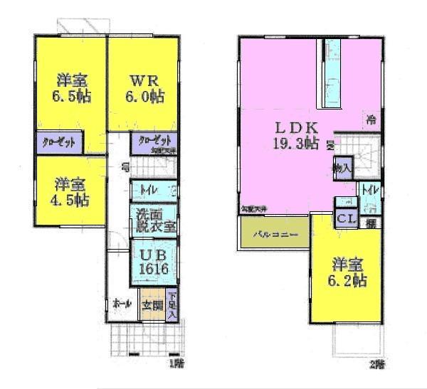 Floor plan. (E), Price 37,158,000 yen, 3LDK+S, Land area 92 sq m , Building area 98.12 sq m