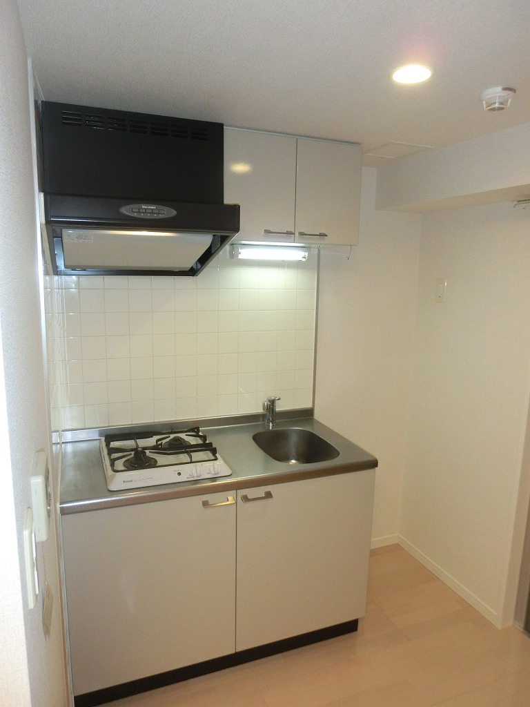 Kitchen. Easy-to-use two-necked Gasukitchin