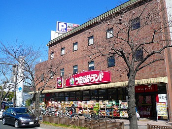 Supermarket. Tsurukame land Honmoku store up to (super) 500m