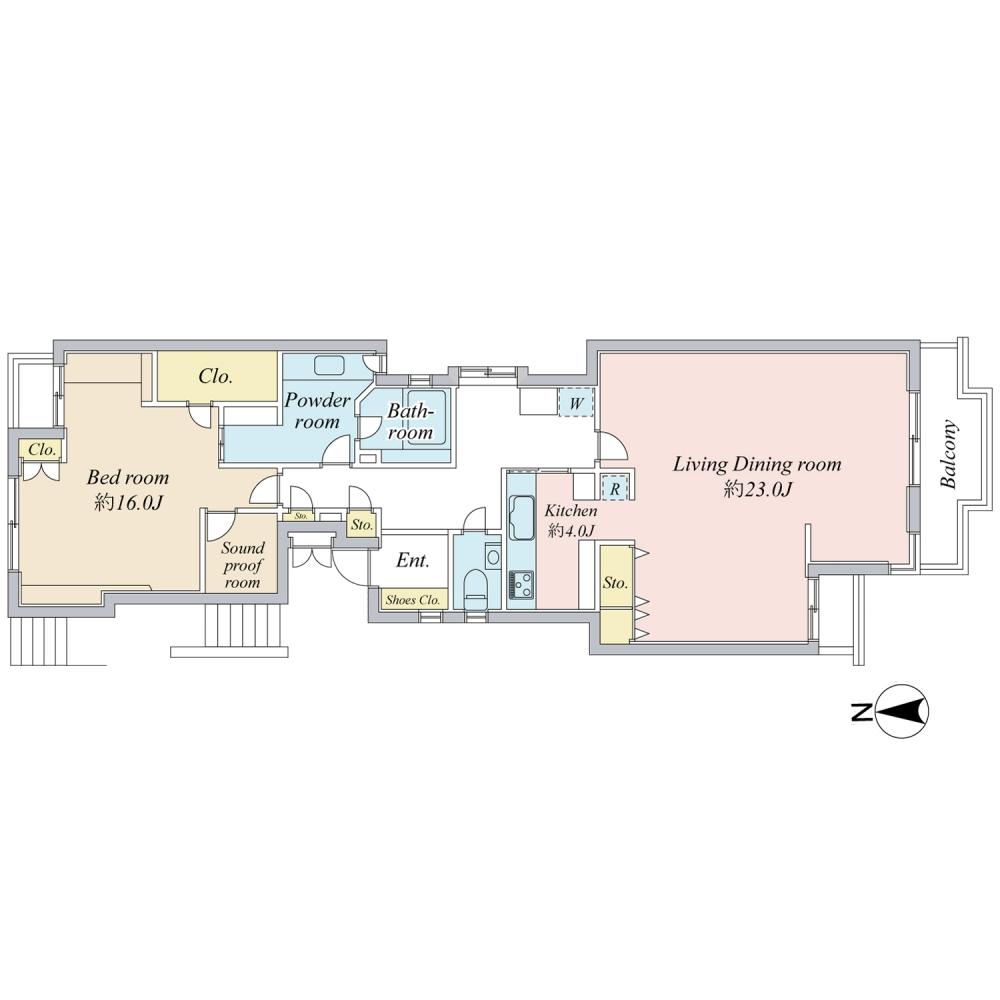 Floor plan. 1LDK + S (storeroom), Price 33,500,000 yen, Occupied area 98.82 sq m , Balcony area 8.85 sq m