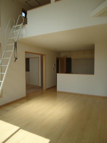 Living. Loft for stairs!