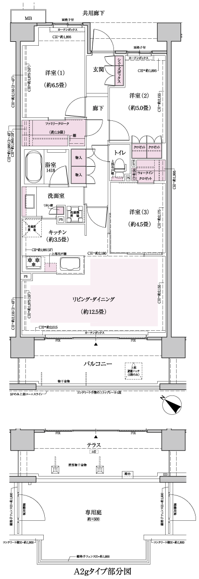 Floor: 3LDK + FC + WIC, the occupied area: 73.76 sq m, Price: TBD