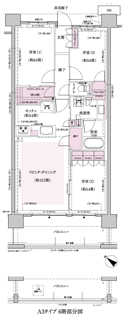 Floor: 3LDK + FC + N + WIC, the occupied area: 73.76 sq m, Price: TBD