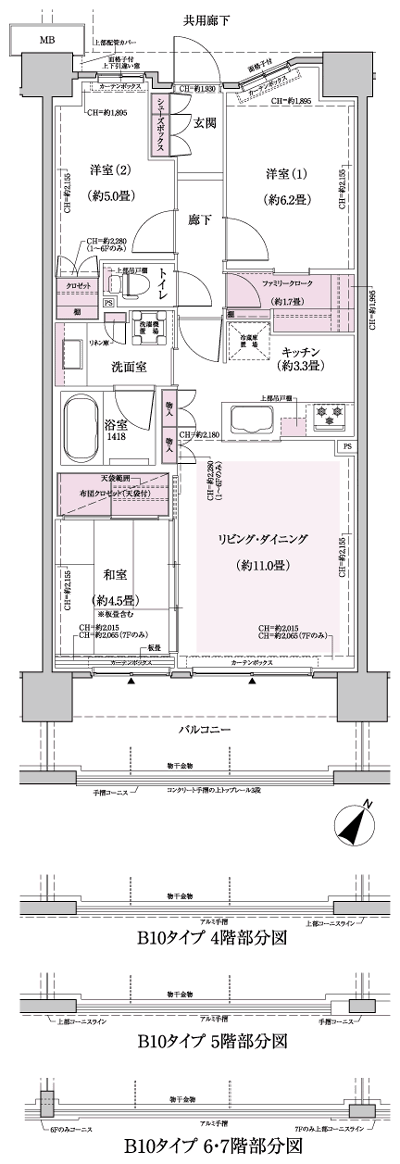 Floor: 3LDK + FC, the occupied area: 68.59 sq m, Price: TBD