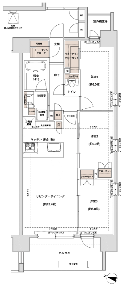 Floor: 3LDK + WIC + SIC, the occupied area: 70.89 sq m, Price: 49,800,000 yen ・ 52,200,000 yen, now on sale