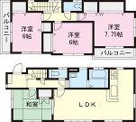 Floor plan. 49,800,000 yen, 4LDK, Land area 113 sq m , Building area 96.06 sq m