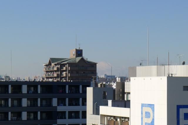 View photos from the dwelling unit. Sunny on the day the figure of Mount Fuji ......