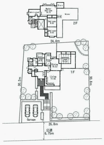 Floor plan. 470 million yen, 5LDK, Land area 780.01 sq m , Building area 260.36 sq m