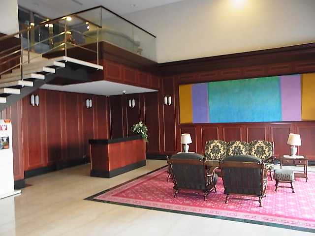 lobby. Luxurious entrance