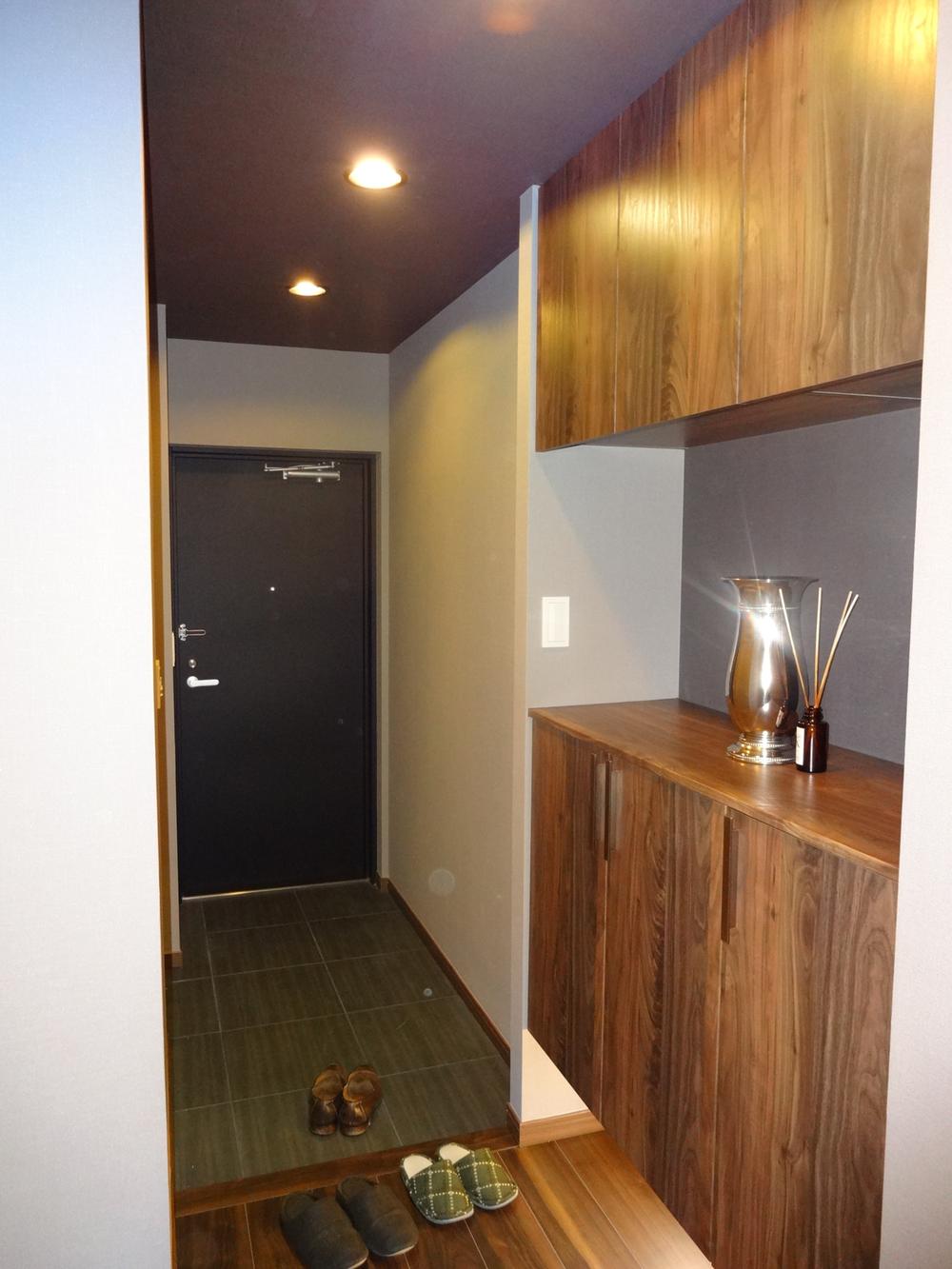 Entrance. Footwear input