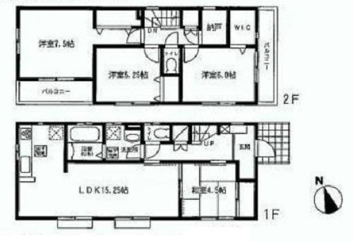Floor plan. 49,800,000 yen, 4LDK + S (storeroom), Land area 131.59 sq m , Building area 99.36 sq m