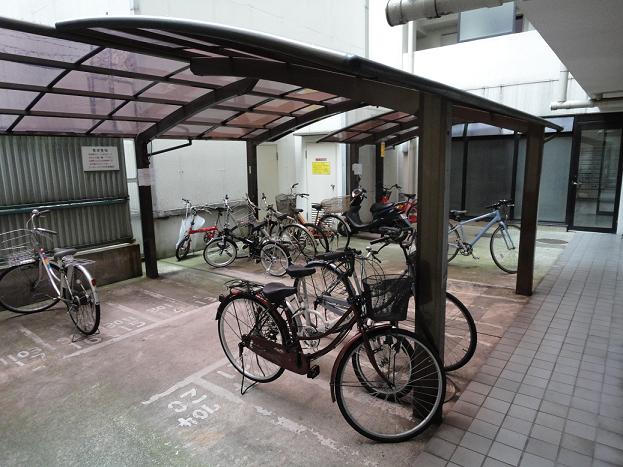 Other common areas. bicycle parking space