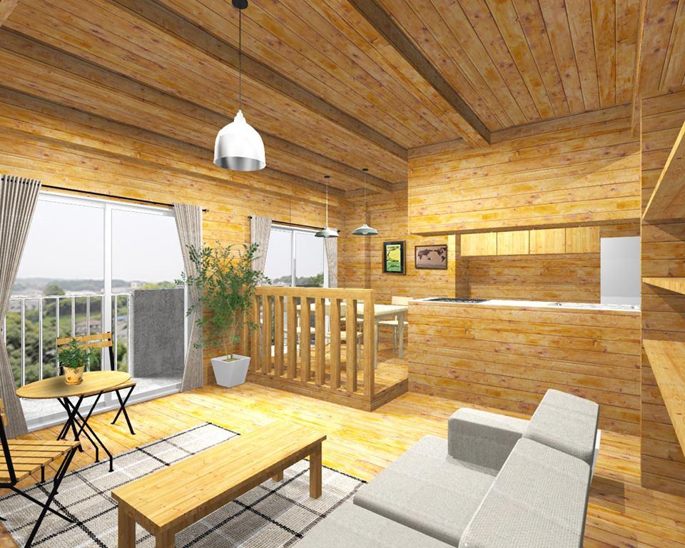 Other. Renovation image construction costs 6 million yen of CG (tax included), so renovation costs are also divided to by a single mortgage, Variable interest rate 0.975%, Repayment period 35 years, Payment of 77,870 yen per month in the self-financing 0 yen.