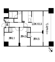 Floor: 3LDK, occupied area: 57.85 sq m, Price: 32,500,000 yen, now on sale