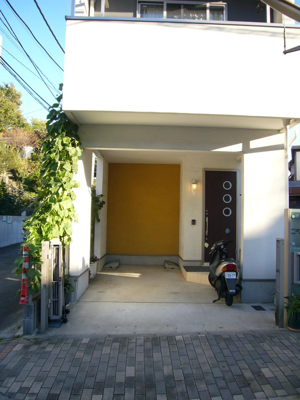 Parking lot. Carport