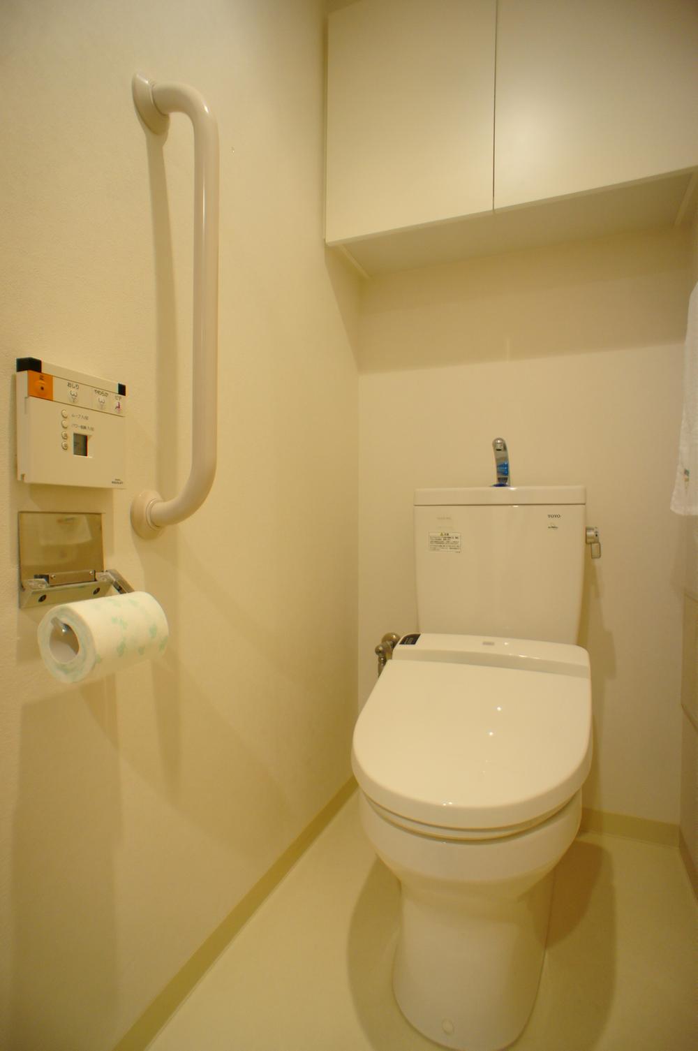 Toilet. TOTO made Washlet ・ With hanging cupboard (December 2013) Shooting