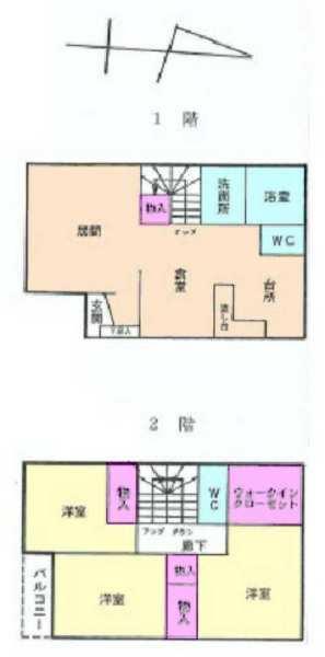 Floor plan. 34,800,000 yen, 3LDK, Land area 102.84 sq m , Building area 85.24 sq m