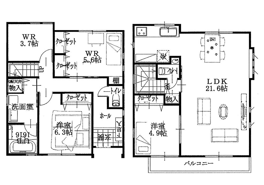Floor plan. (G), Price 58,800,000 yen, 4LDK, Land area 101.87 sq m , Building area 101.02 sq m