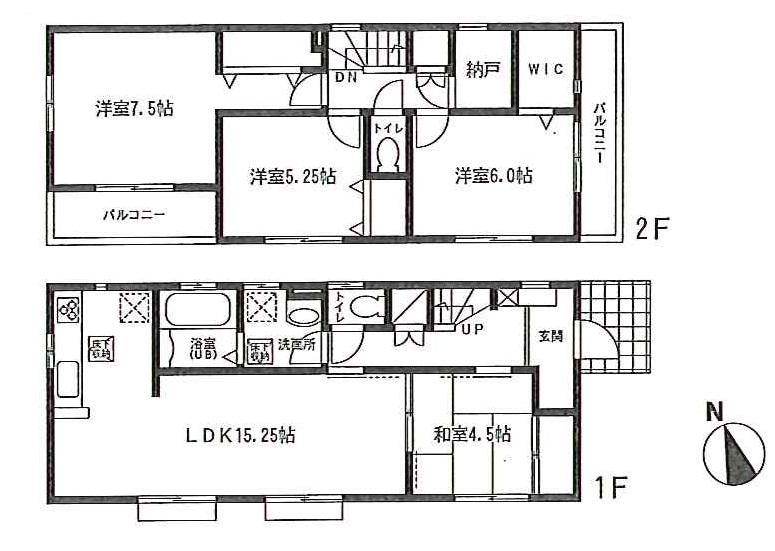 Floor plan. 41,800,000 yen, 4LDK + S (storeroom), Land area 131.59 sq m , Building area 99.36 sq m
