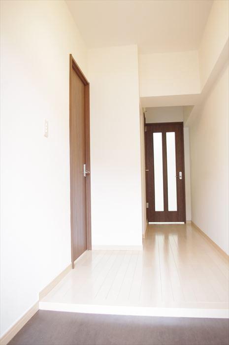 Entrance. Wide entrance space bright impression