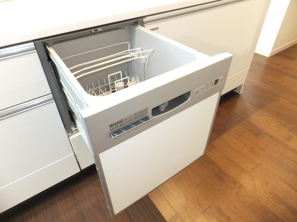 Kitchen. Wife of friend "dish washing and drying machine."