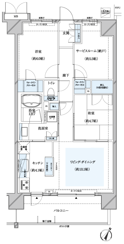 Floor: 2LDK + S (storeroom) + 2WIC, occupied area: 67.58 sq m, Price: 34,900,000 yen, now on sale
