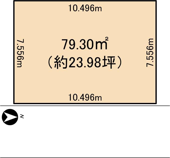 Compartment figure. Land price 28.5 million yen, Land area 79.3 sq m