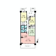 Floor plan. 3LDK, Price 39,900,000 yen, Footprint 83.1 sq m , Balcony area 12 sq m