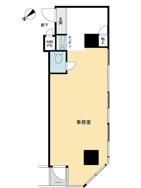 Floor plan. Price 10.8 million yen, Occupied area 36.22 sq m , Balcony area 1.32 sq m