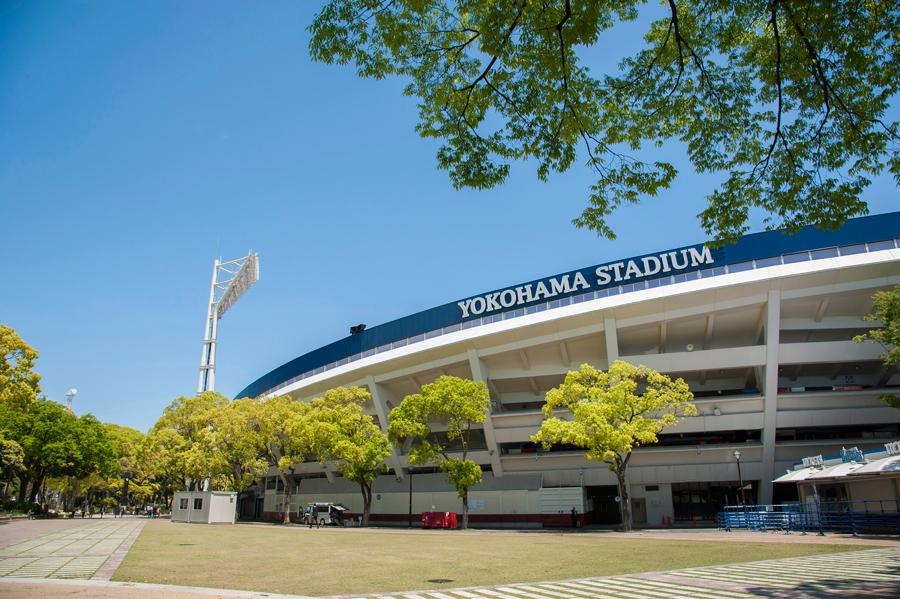 Streets around. Yokohama Stadium 90m Koen is adjacent to Yokohama Stadium