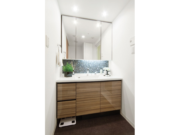 Because wash you use every day, What always that easy to use and clean. Washbasin Ya with storage, In addition to the counter-integrated bowl, The dryer hook installed, It has extended functionality
