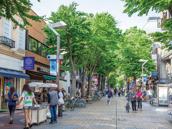 Surrounding environment.  [Isezakimoru (2-minute walk ・ About 130m)] Decorated in green and street light, Isezakimoru to enjoy the atmosphere of historic Isezakicho. Gourmet and bars, Such as a movie theater and live house, Spot is full you want to drop To casually.