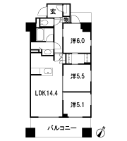 Floor: 3LDK + SIC + FC, the occupied area: 71.51 sq m