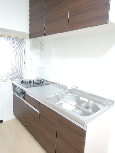 Kitchen. There is a window, You can ventilation